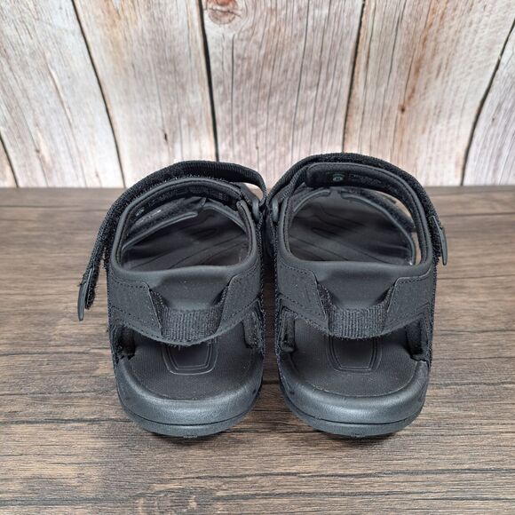 Teva Tirra All Black Strappy Slingback Hiking Sandals Women's Size 5 (New w/Box) - Picture 4 of 10